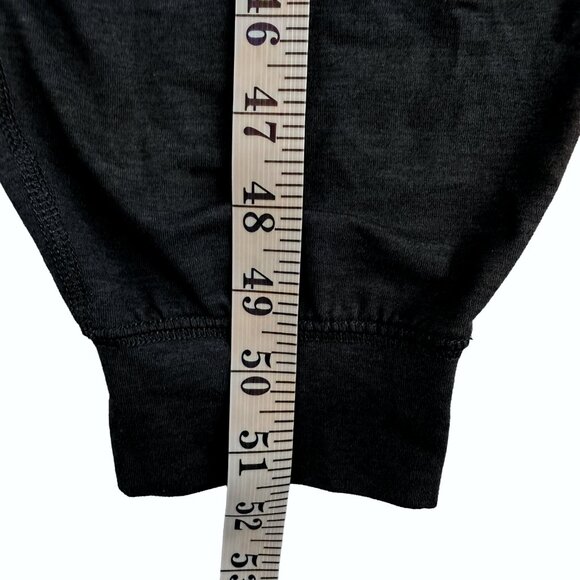 VUORI Lux Henley Jumpsuit Black Long Sleeve Drawstring M/L Athleisure Loungewear - Picture 10 of 11